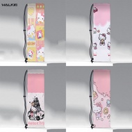 WALKIE Sanrio Kuromi Kitty Cinnamoroll Anime Portable Badminton Racket Bag Tennis Racket Protection Drawstring Bags Fashion Velvet Storage Bag Case Outdoor Sport Accessories