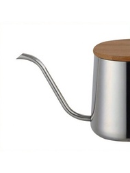1入掛耳咖啡壺，不銹鋼手沖咖啡壺，細口鵝頸滴漏咖啡壺茶壺。露營咖啡壺，適用於旅行戶外，是家庭、朋友的完美禮物。