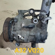 NISSAN CEFIRO A32 VQ20 CAR AIR COND COMPRESSOR PUMP USED ORIGINAL AUTO PART GOOD QUALITY