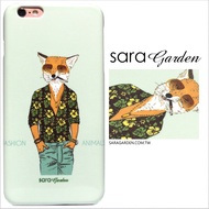 【Sara Garden】客製化 手機殼 蘋果 iPhone 6plus 6SPlus i6+ i6s+ 手繪 南洋 襯衫 狐狸 保護殼 硬殼