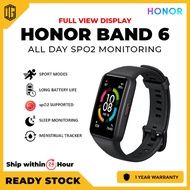 HONOR Band 6 SpO2 Monitoring 1.47" Full View Display 2 Week Battery Life Tru Sleep 2.0 96 Workout Mo