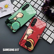 HP Samsung A17 Case - Samsung A17 Glass SoftCase - One Piece Case - Samsung A17 Phone Case - Silicon