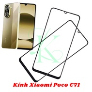 Laminated glass on screen for Xiaomi Poco C71, laminated glass for xiaomi poco c71