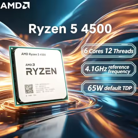 AMD Ryzen 5 4500 Naked Packaging Socket AM4 6-Core 12-Thread L3=8MB DDR4 Processor 65W PCIe 3.0 7NM 