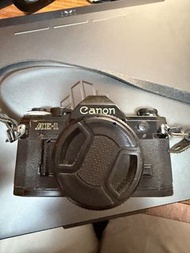 Canon AE-1 with lens