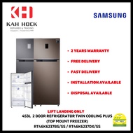 SAMSUNG RT46K6237BS/SS / RT46K6237DX/SS 453L 2 DOOR REFRIGERATOR - 2 YEARS MANUFACTURER WARRANTY + FREE DELIVERY