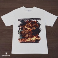 RAGE AGAINST THE MACHINE Rocket Lab White T-Shirt Premium Cotton USA DTG Screen Printing High Qualit