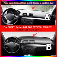 Leather Dashmat Dashboard Cover Pad Dash Mat Car-Styling accessories For BMW 1 Series e81 e82 e87 e8