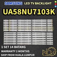 SAMSUNG UA58NU7103K TV LED BACKLIGHT BARU READY STOCK UA58NU7103