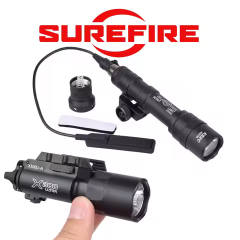 US Warehouse Surefire LOGO X300U M300 M600 Tactical Light X300 Ultra Scout Flashlight for Glock 17 W