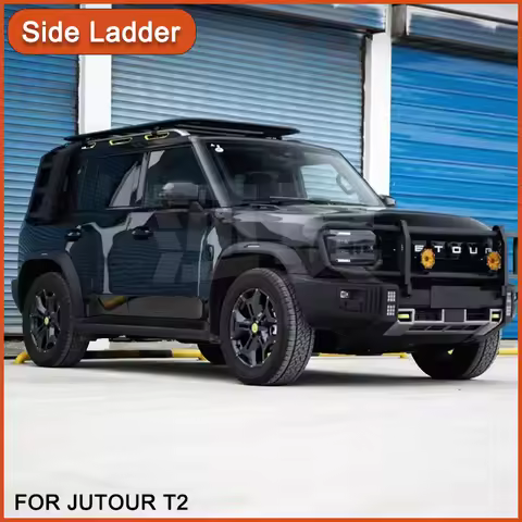 Folding Ladder for Chery Jetour T2 Roof Side Ladder Aluminum Alloy Rear Window Ladder Exterior Decor