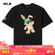 美职棒（MLB）兔年新年款短袖 23年春夏新款运动服半袖NY男女情侣休闲T恤TSQ01 纽约洋基队/黑色 S
