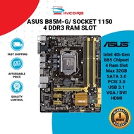 Asus B85M-G / B85M-E / B85M-E R2.0 Socket 1150 Intel B85 Motherboard USB 3.1 SATA 3.0 Intel 4th Gen 