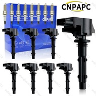 8X Ignition Coils + 8X Spark Plugs for Mercedes-Benz SL550 S550 G550 CL550 E550