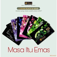 BLACK GOLD BAR MAA 999.9  1 GRAM WITH FREEGIFT
