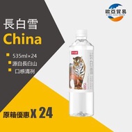 農夫山泉 - [原箱24樽] 長白雪天然雪山礦泉水 535ml x 24(平行進口)（新舊包裝隨機發送）