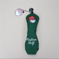 ☎ Korean version of the fisherman hat Malbon golf club set push fairway wood set ball head cap protective cover for men and women