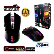 ส่งฟรี เมาส์มาโคร SIGNO GM-908 Macro Gaming Mouse เมาส์เกมมิ่ง ประกัน 1 ปี