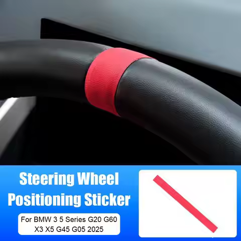 Pesonalized Car Sticker For BMW 3 5 Series G20 G60 X3 X5 G45 G05 2025 Car Steering Wheel Positioning