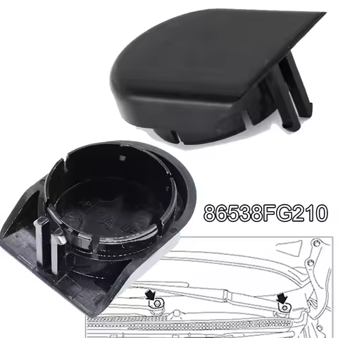 Pair Front Windscreen Wiper Arm Nut Antirust Bolt Cover Cap Plastic Part Car Replacement For Mazda 5
