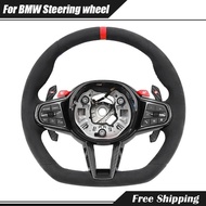 Leather Carbon Steering Wheel CS Nappa For BMW X3 G01 X4 G20 G30 G31 G32 G02 G82 G42 G21 G14 G15 G16