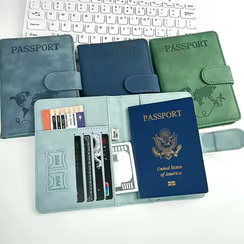 Passport Holder for Travel Essentials Passport Wallet Cover Case for Travel Accessories,Passport Boo