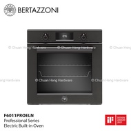 Bertazzoni F6011PROELN Professional Series 60cm Carbonio Finishing 11 Functions Electric Built-in Oven with LCD Display