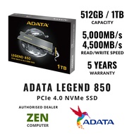 # ADATA LEGEND 850 (512GB / 1TB) M.2 PCIe 4.0 NVMe SSD #