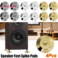 STABLESELLING Speaker Spikes, Gold Copper Speaker Feet Pad, Isolation Stand 25x5mm Copper Isolation 