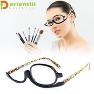 ORIENTLII +1.50~+4.0 Diopter Rotating Makeup Reading Glasses Portable Eyewear Woman Magnifying Glass