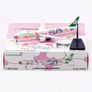AV 1: 400 B-16722 EVA Air 777-300ER Girlfriends Aircraft Alloy Finished Product Aircraft Model (Land