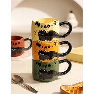 Cute 3D Cat Tail Ceramic Mug – “MIAO” Series 🐱☕ Mug Kucing Comel 3D 380ml