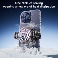 Amgras iceWorld Pro Phone Cooler gaming Mute Dissipate Fan Cooling Radiator Magnetic/Back-clip 2 in 