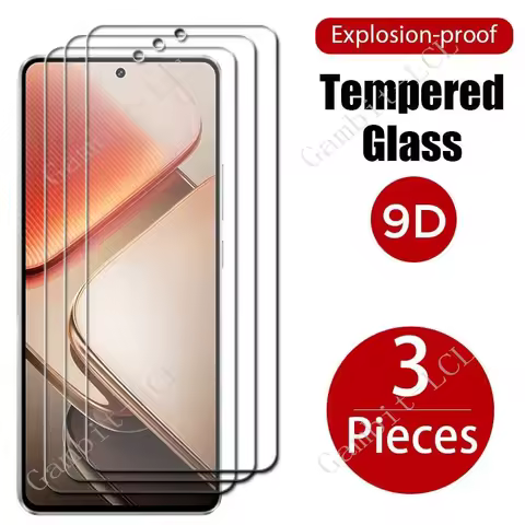 3PCS 9H Protective Tempered Glass For Vivo iQOO Z9 Turbo+ iQOOZ9Turbo Plus V2417A Z9Turbo 6.78" Scre