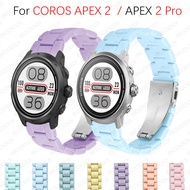 Candy Color Resin watch band strap For  COROS APEX 2 Pro / Coros Apex 2  Macaron Replace Wrist Watchband