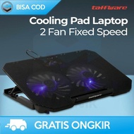 Taff Portable Adjustable Q100 2 Fan Led Laptop Cooling Pad