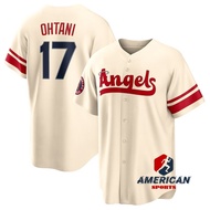 Men's MLB Los Angeles Angels Shohei Ohtani Red Home Baseball jersey