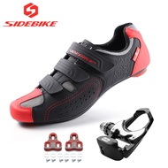 Sidebike 013 cycling shoes road men racing road bike shoes self-locking bicycle speakers shoes and pedal set