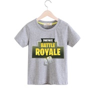 Boy Girls Summer 100%Cotton Fortnite Print T-shirt Clothes For Children Clothing Baby Short Sleeve T