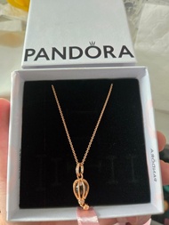 Pandora玫瑰金熱氣球頸鏈