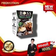 Boss Coffee Black บอสคอฟฟี่แบล็ค กาแฟอาราบิก้า ละลายได้ทั้งร้อนและเย็น 1 กล่องมี 10ซอง kaideeshop888