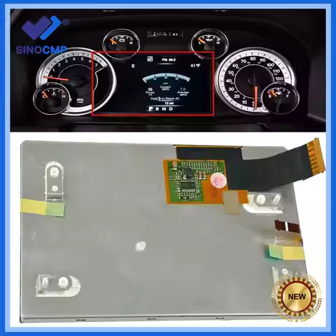 1pc 7" Gauge Cluster LCD Screen Display Panel 7" For Dodge Ram 1500 2500 3500 2013-2019 P68242852AD 