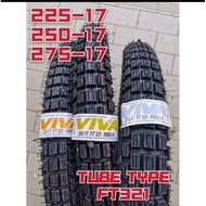 VIVA FT321 Tayar 275 - 17 Motor bike offroad  KebunTube Tyre tires size 250 275/17 cub cross bukit H
