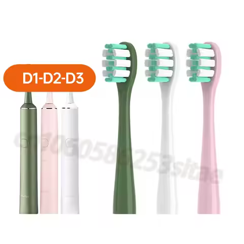 Replacement Brush Heads For Showsee D1/D2/D3 Electric Toothbrush Smart Brush Heads DuPont Nozzles So
