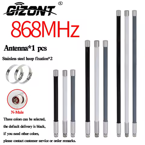 868MHz Fiberglass Antenna Outdoor OMNI Antenna 868 MHz Helium Bobcat Miner Hotspot Antennas for Mesh