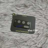 Terlaris VIVO Y50 Y30 Y30i Premium Frame Hitam Kamera 3D Round Edge