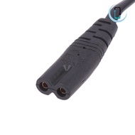[AT] 1Pc EU Power Cord EU AC Power Cable Figure 8 C7 To Euro Eu 2Pin AC Plug Power Cable Cord For PS