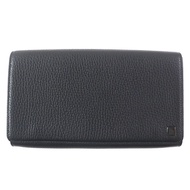 成色極佳的登喜路（Dunhill）標誌五金旅行收納包真皮皮夾雙折長皮夾黑色男士款