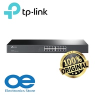 TP-LINK TL-SF1016 Network 16 x 10/100Mbps RJ45 Ports 1U 19-Inch Rack-Mountable Steel Case Network Sw