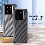 Cho Realme GT7 Pro Vỏ điện thoại sợi carbon kết cấu không dây từ tính sạc kinh doanh Bìa